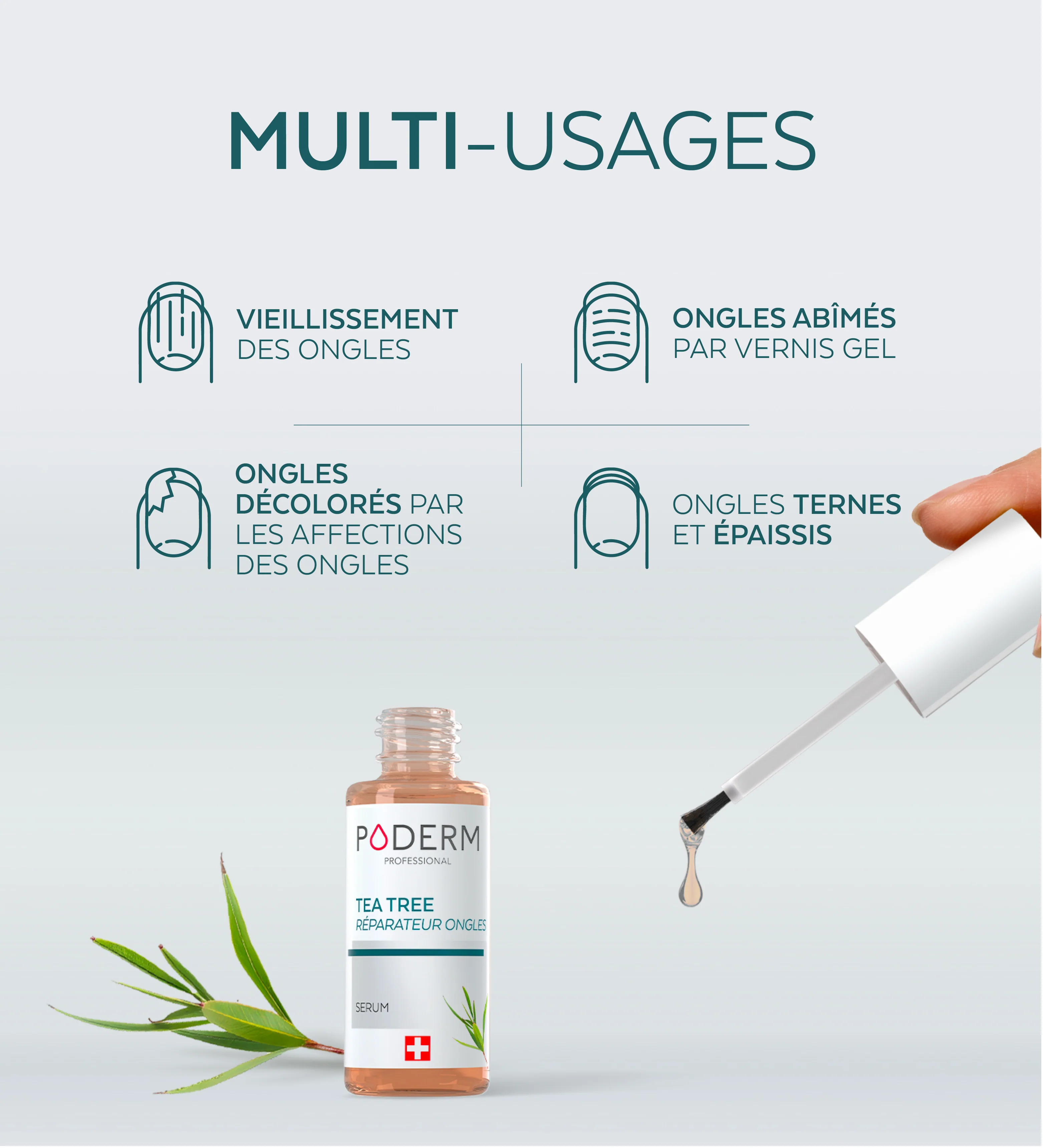 Sérum Tea Tree Réparateur Ongles - Image 3