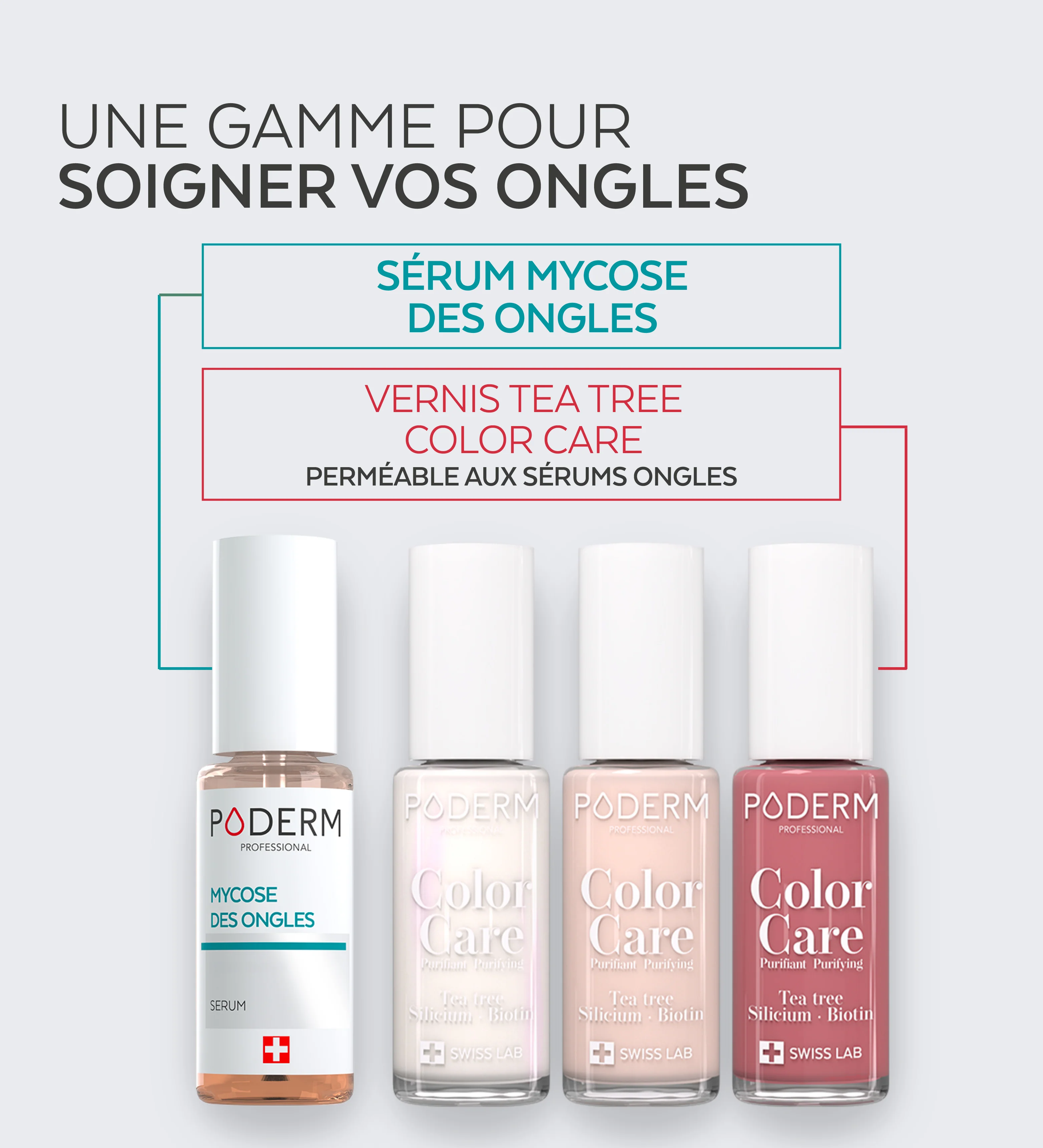 Vernis Color Care Tea Tree - Blanc Perlé - Image 5