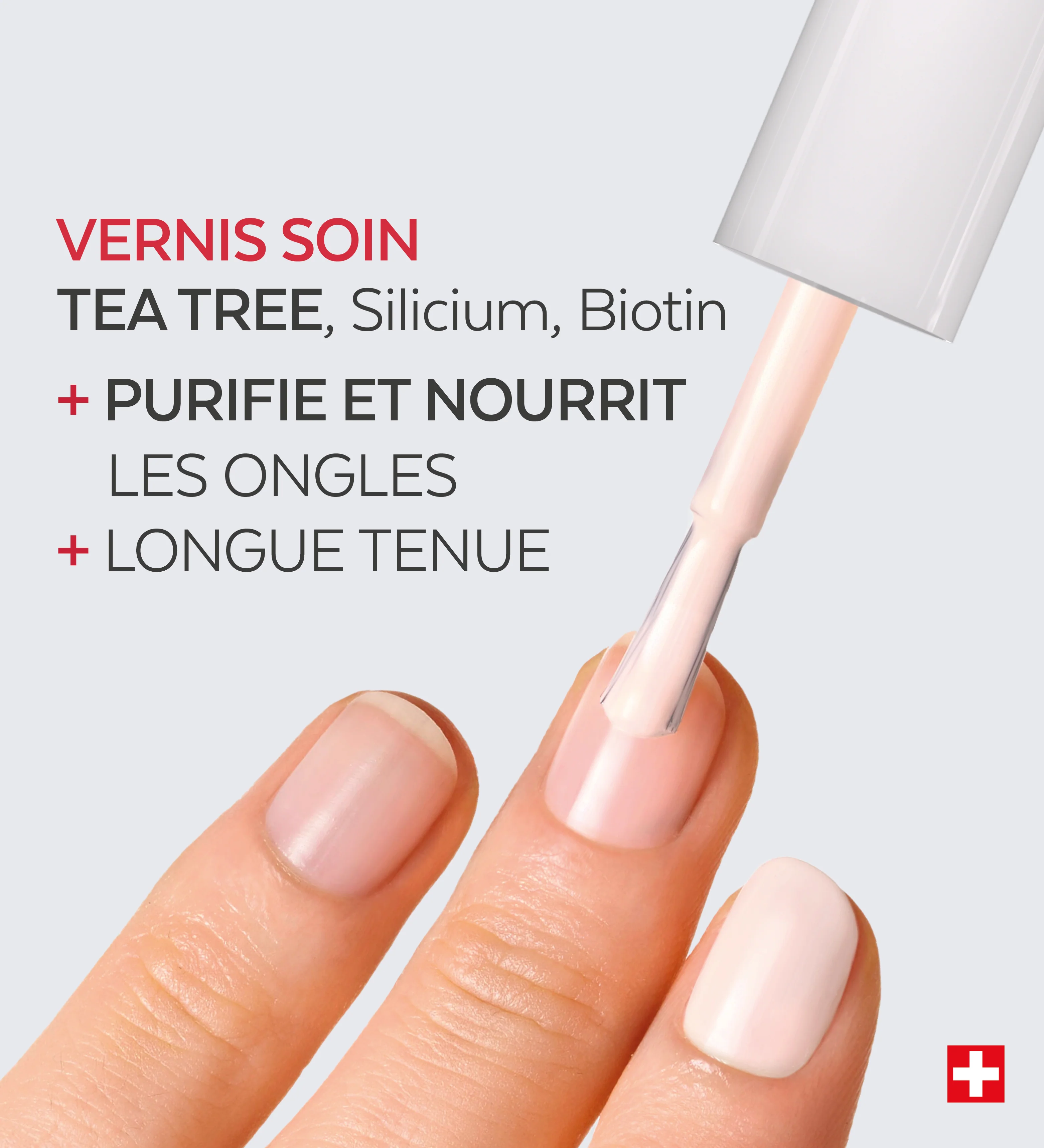 Vernis Color Care Tea Tree - Nude Blush - Image 3