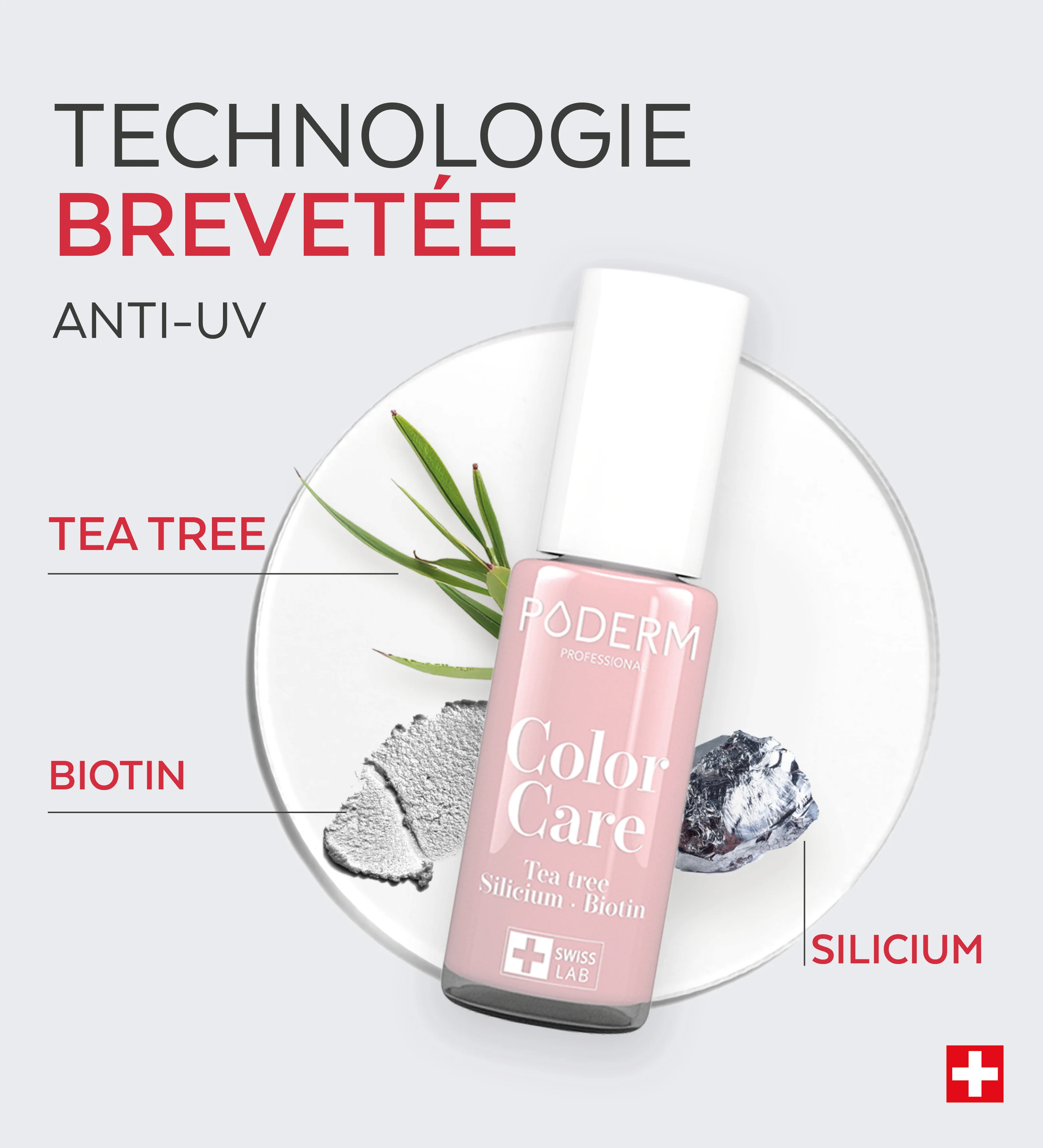 Vernis Color Care Tea Tree - Rose - Image 4