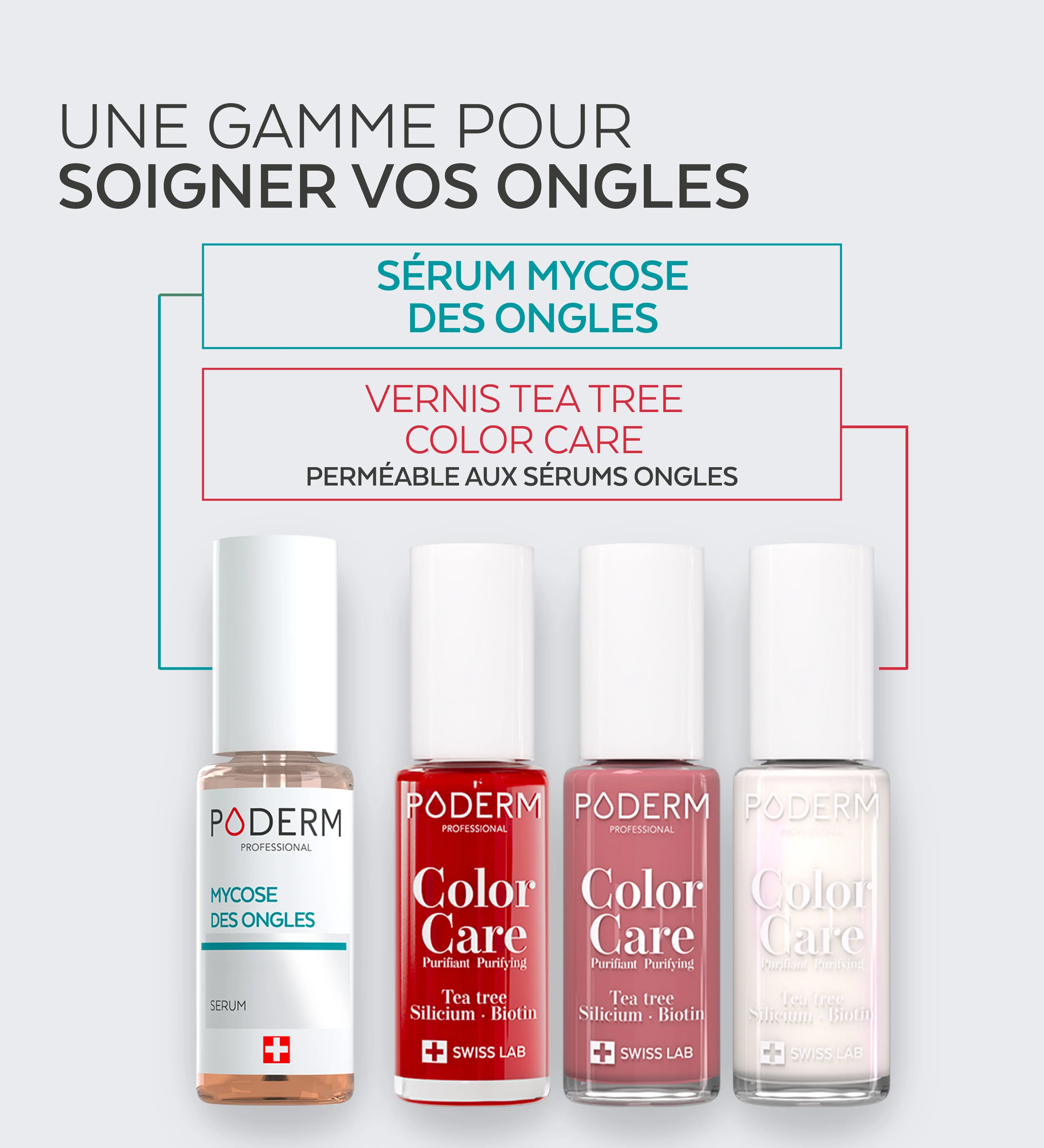 Vernis Color Care Tea Tree - Rouge Cerise - Image 5