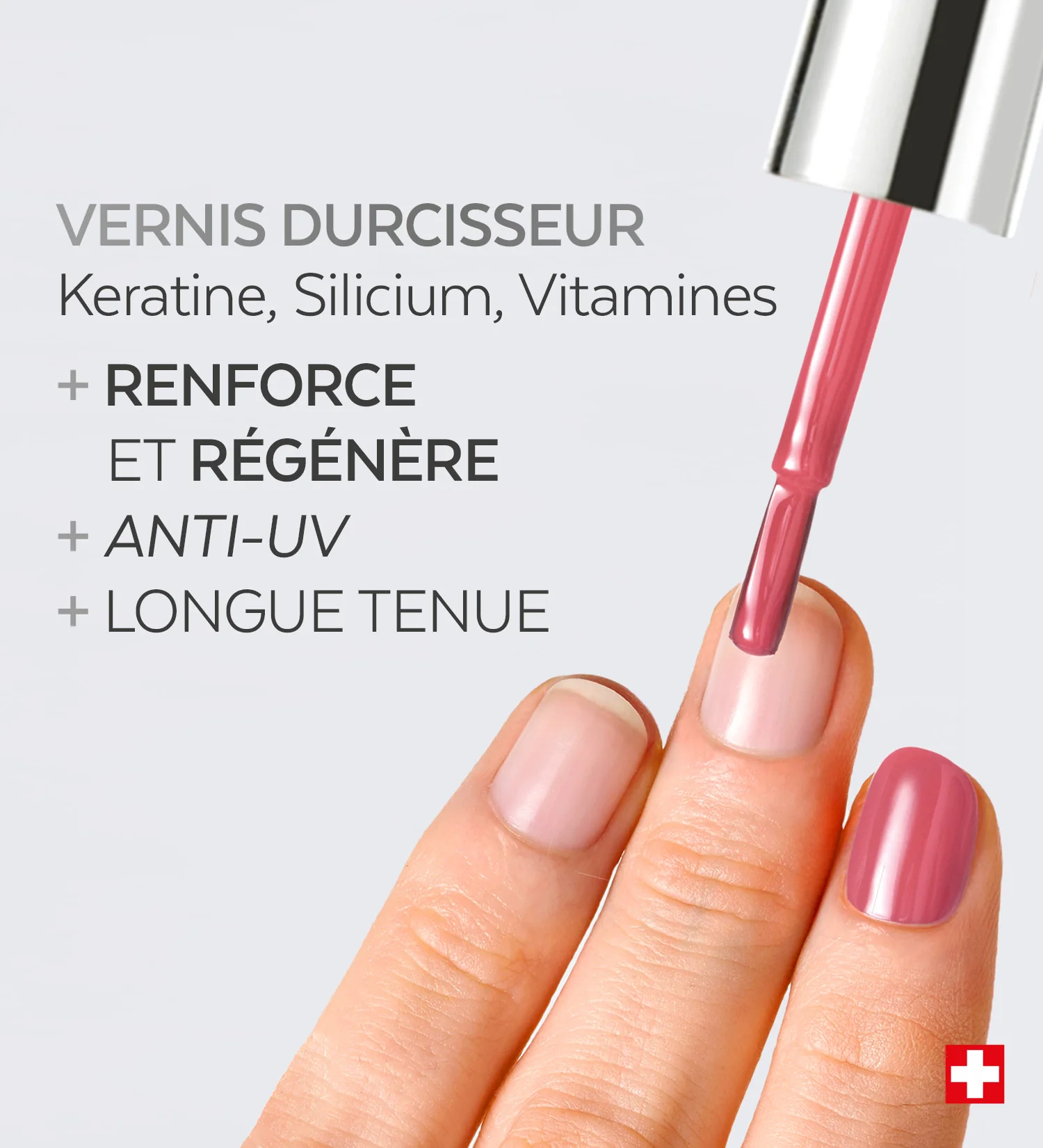 Vernis Color Strong Durcisseur - Bois de rose - Image 3