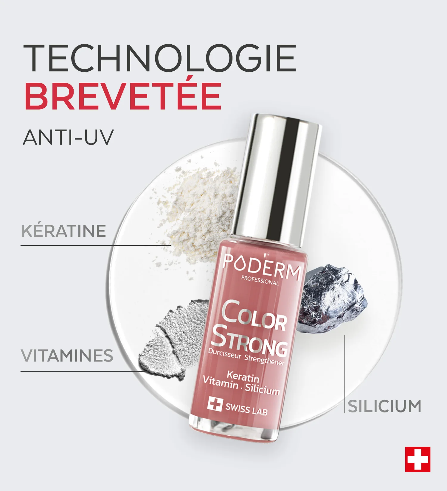 Vernis Color Strong Durcisseur - Bois de rose - Image 4