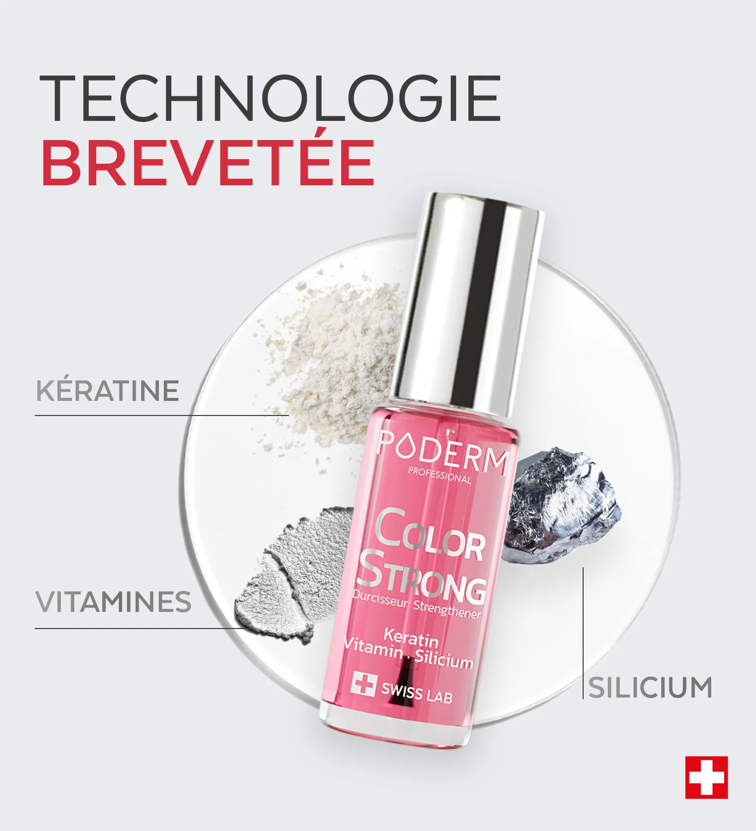 Vernis Color Strong Durcisseur - Gloss éclat - Image 4