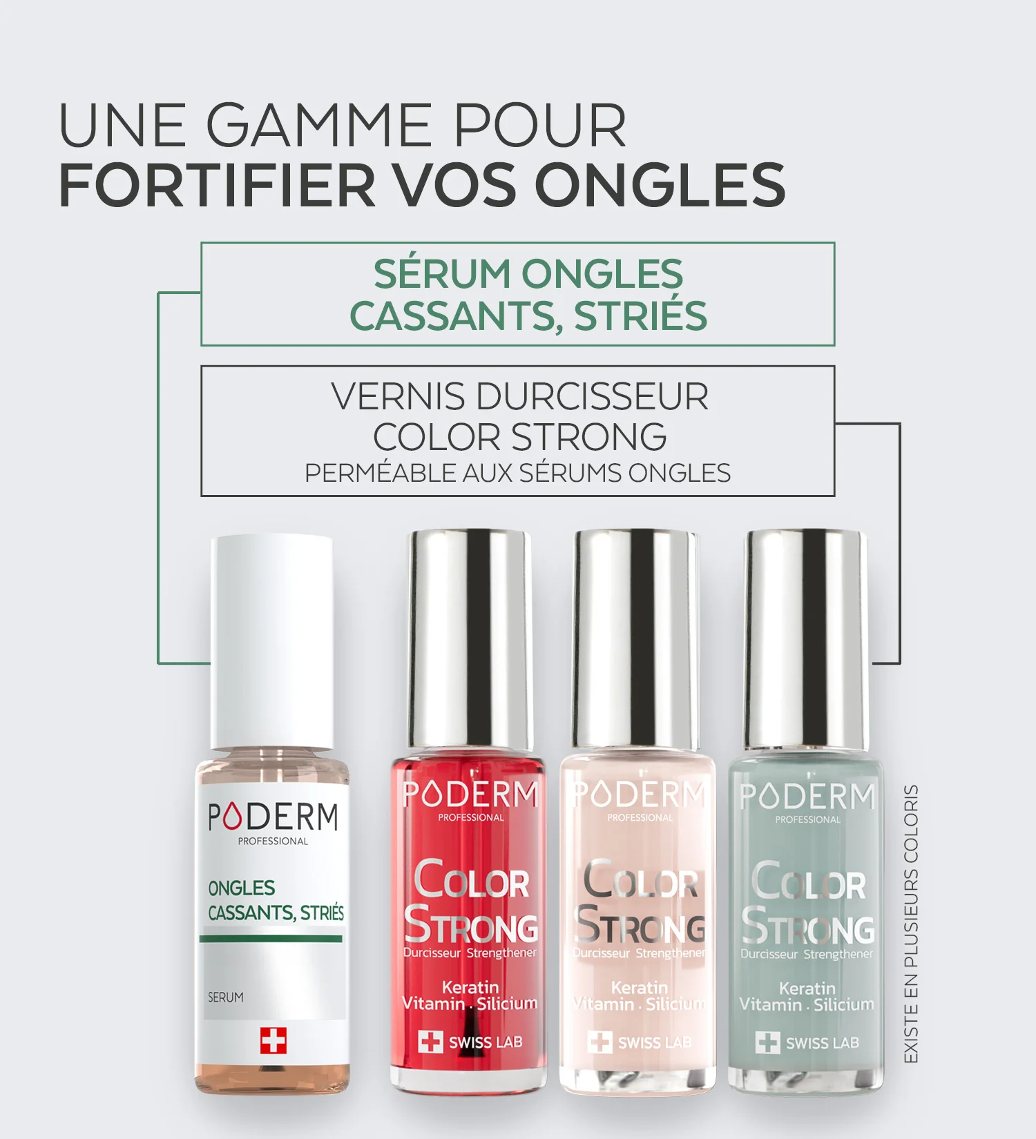 Vernis Color Strong Durcisseur - Rose poudré - Image 5