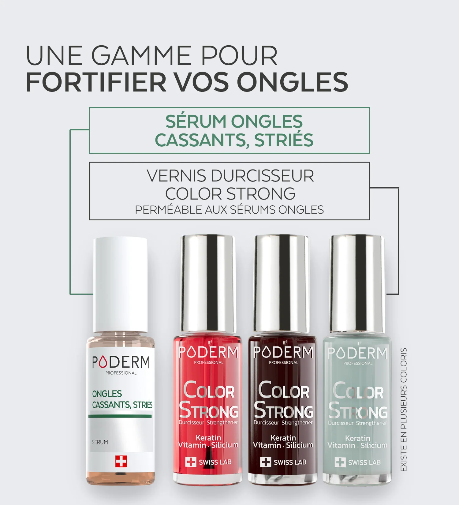 Vernis Color Strong Durcisseur - Rouge noir - Image 5