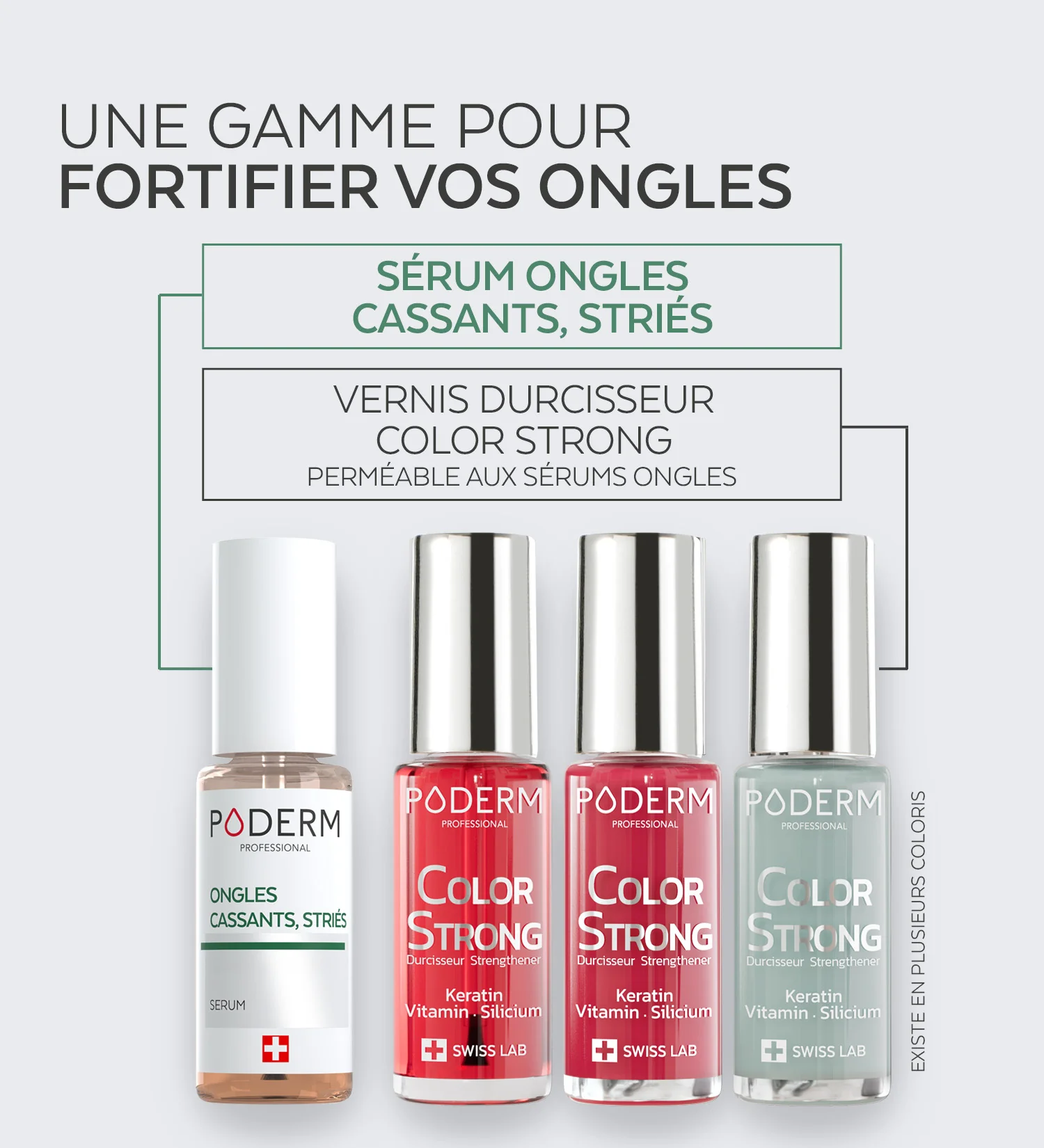 Vernis Color Strong Durcisseur - Rouge Rose - Image 5